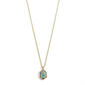 Abalone Hexagon Necklace