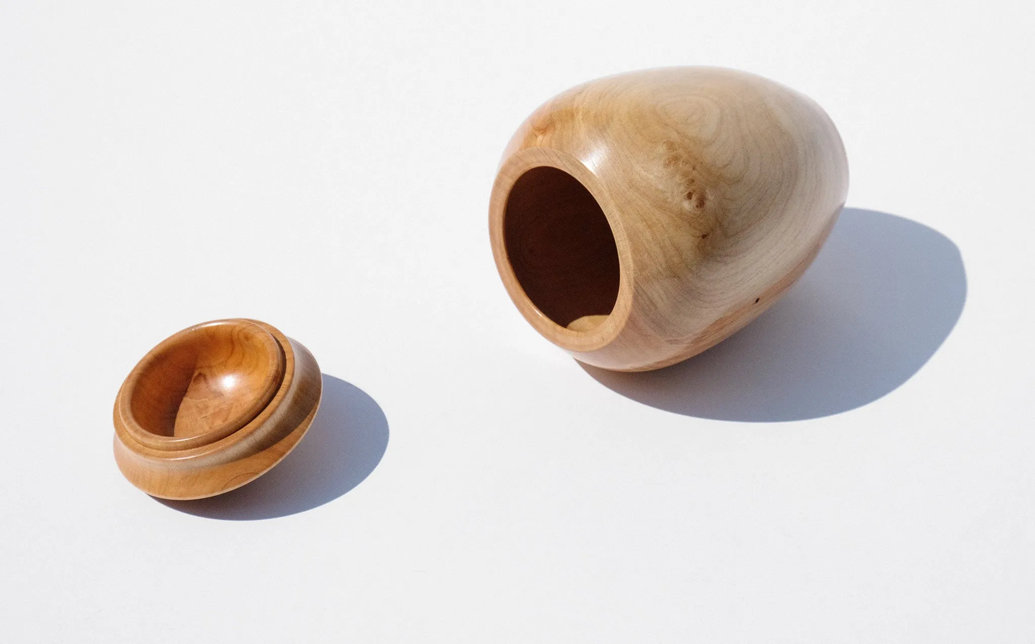 Bruce Perlmutter Hand Lathed Maple Vessel