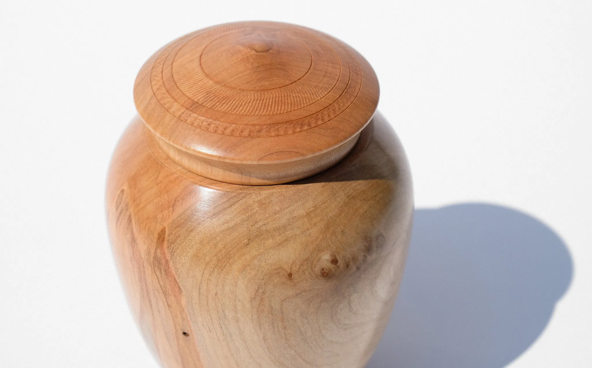 Bruce Perlmutter Hand Lathed Maple Vessel