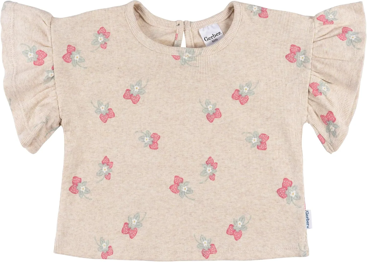 Gerber baby-girls Shirt and Shorts Set