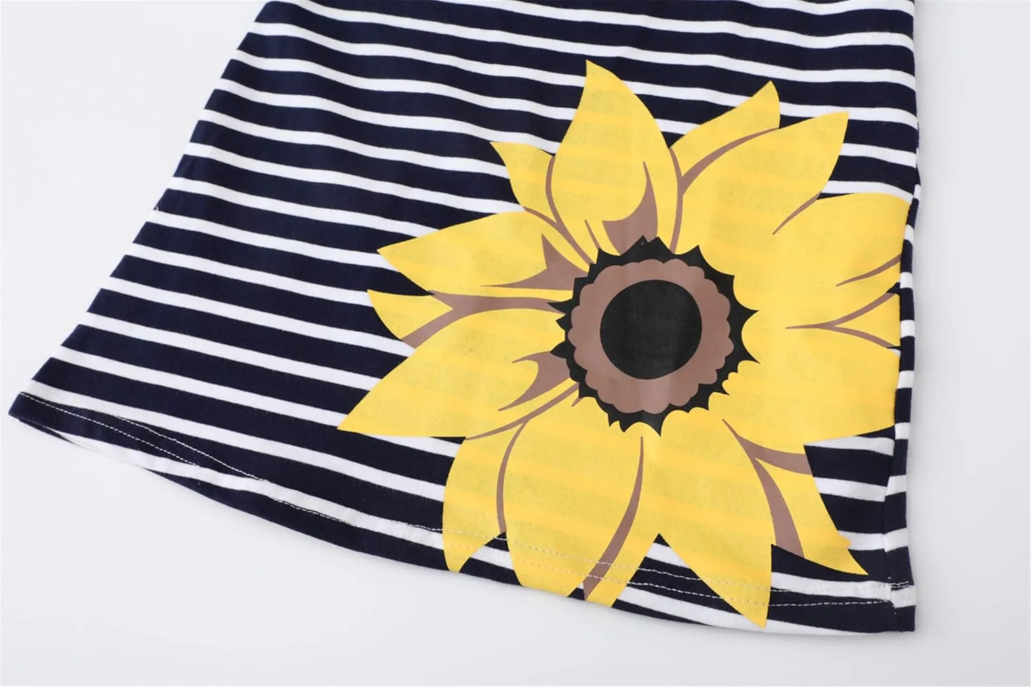 HILEELANG Girl Summer Cami Dress Sleeveless Tank Cotton Casual Spaghetti Strap Jersey Shirt Cool Beach Sundress