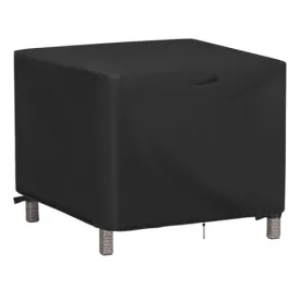 Jungda Patio Square Coffee Table Cover 20 Inch,Waterproof Outdoor Table Covers Patio Small Furniture Cover - 20 x 20 x 18 Inch