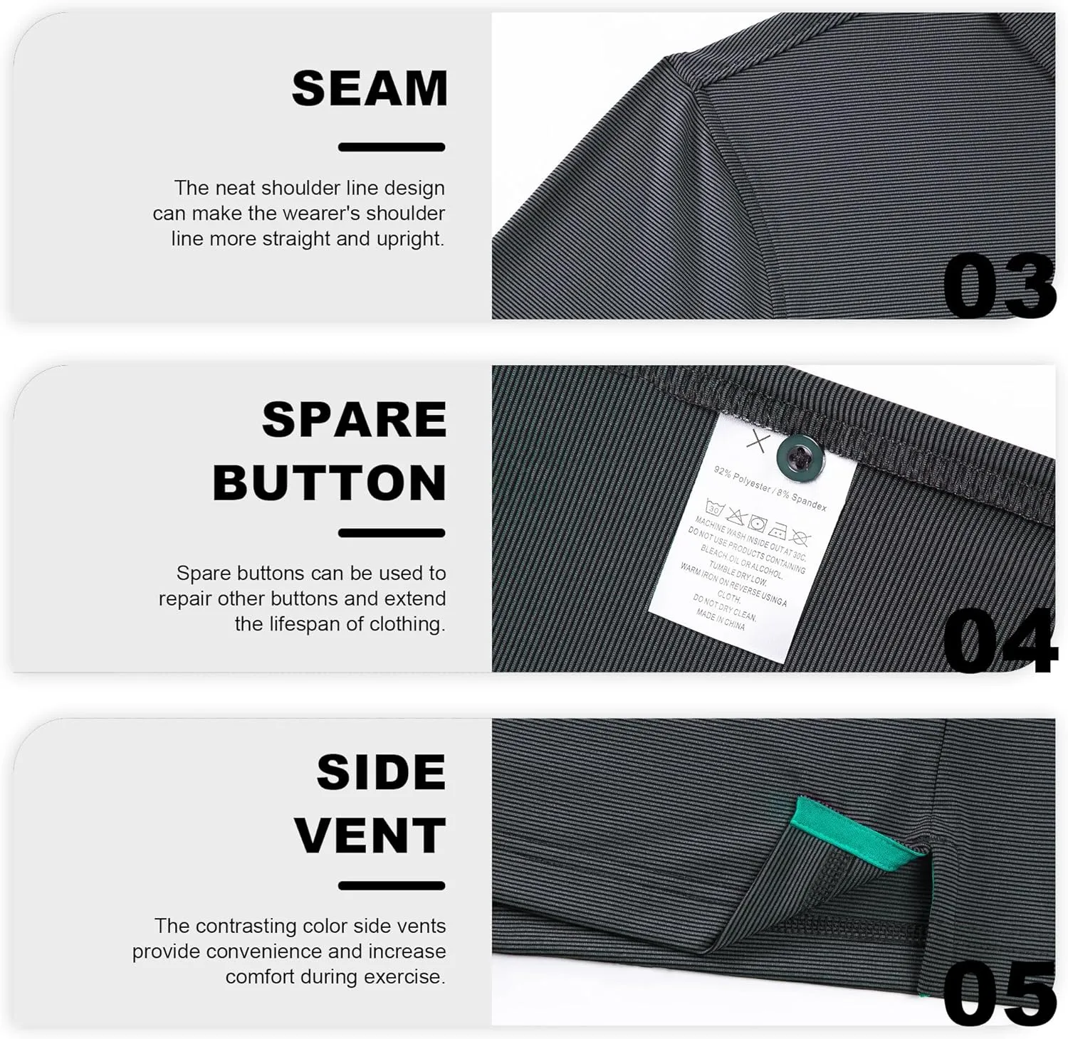 Mens Polo Shirts Short Casual Solid Stylish Dry Fit Performance Designed Collared Golf Polo Shirts for Men