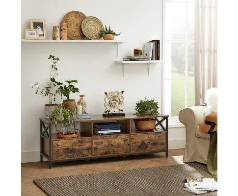 Modern Wooden TV Cabinet Holds TVs