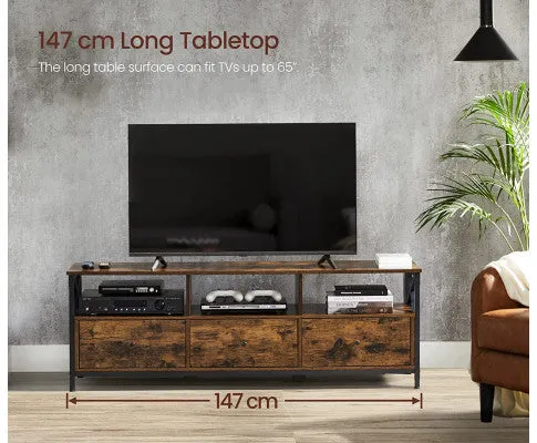 Modern Wooden TV Cabinet Holds TVs