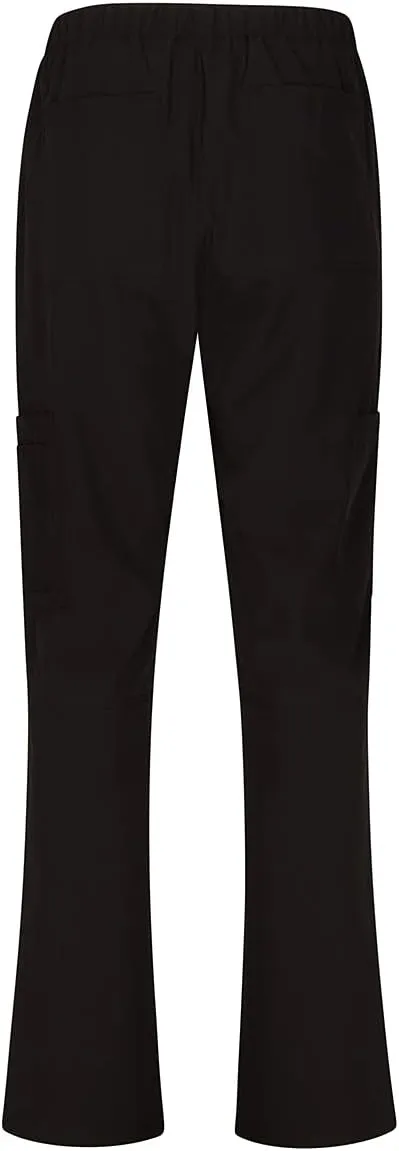 Natural Uniforms Women's Cool Stretch V-Neck Top and Cargo Pant Scrub Set with Regular and Petite Sizes