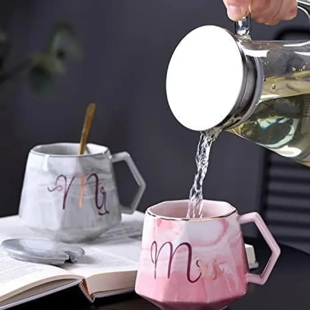 (Net) Elegant Mr and Mrs Ceramic Mugs