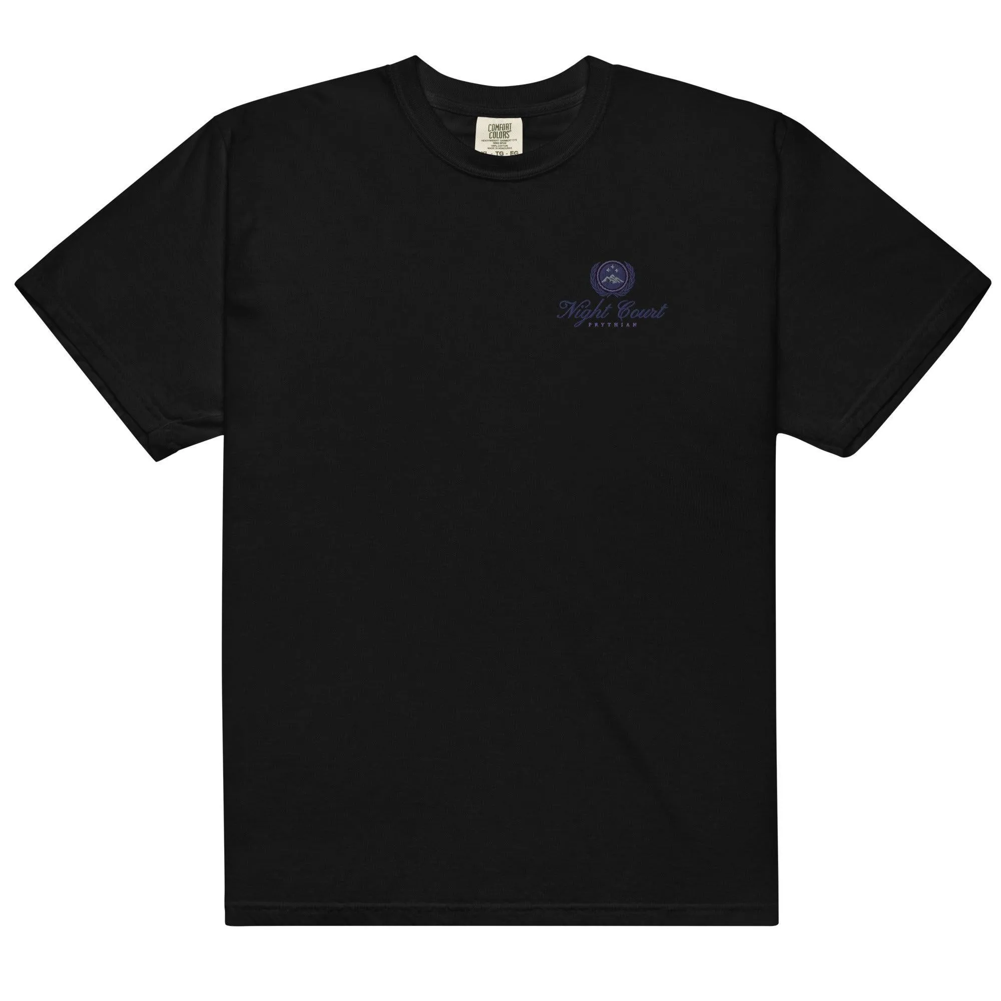 Night Court Embroidered Tee Shirt
