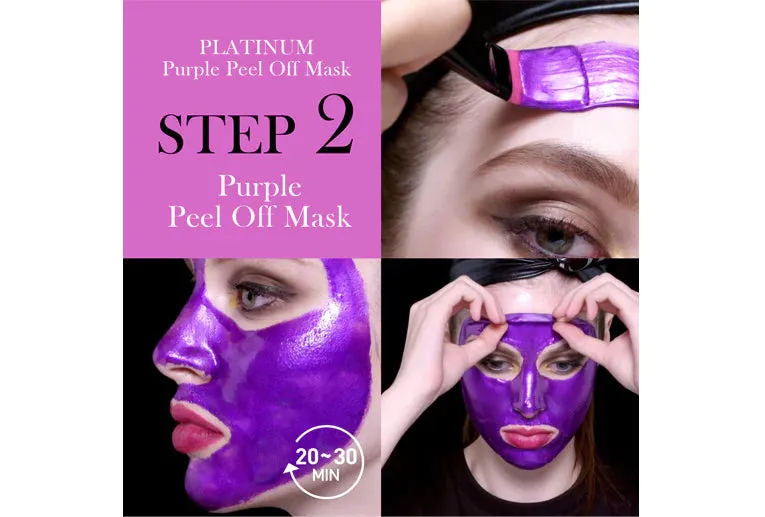OMG Mask - Platinum Purple Facial Mask Kit