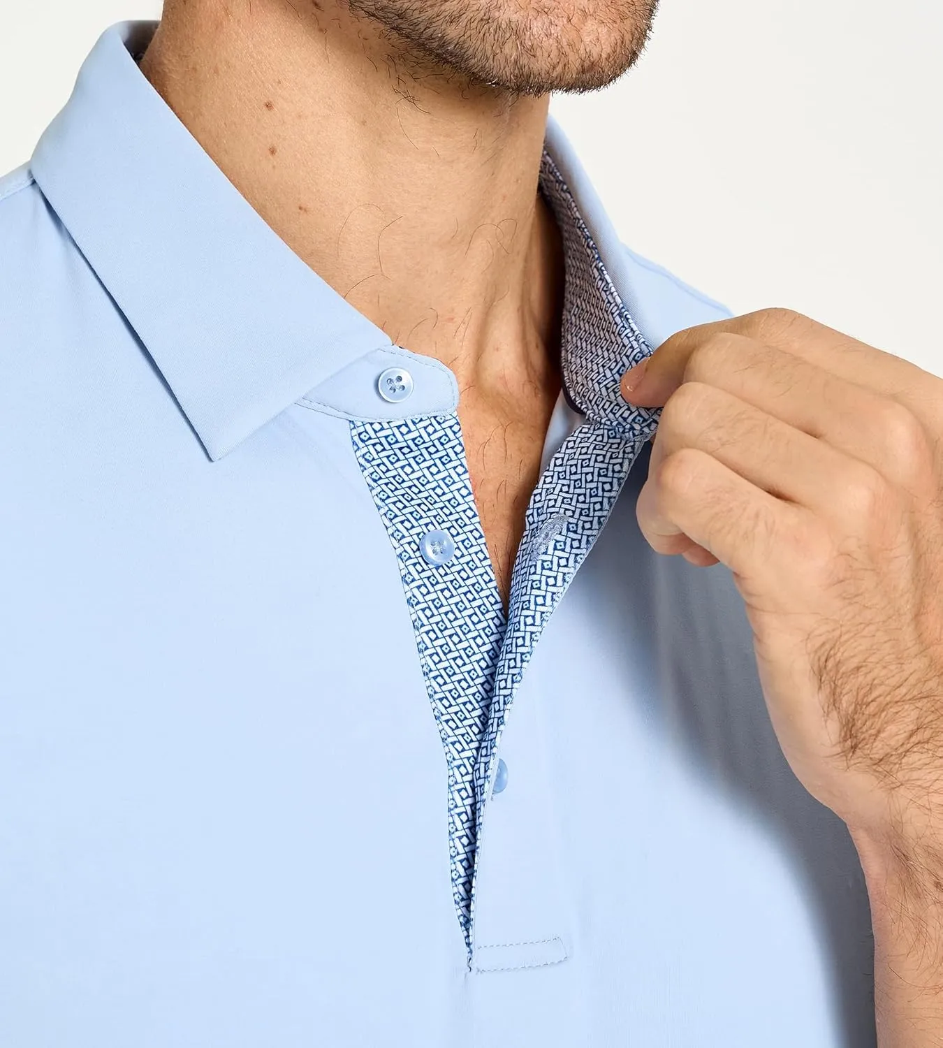SAMERM Golf Shirts for Men Dry Fit Short Sleeve Moisture Wicking Casual Solid Stylish Mens Polo Shirts