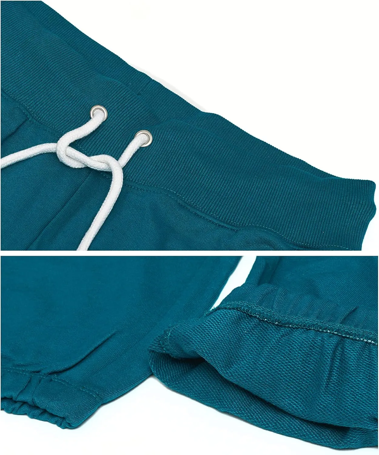 U.S. Polo Assn. Essentials Womens Sweatpants with Pockets, Comfy and Breathable French Terry Joggers for Women